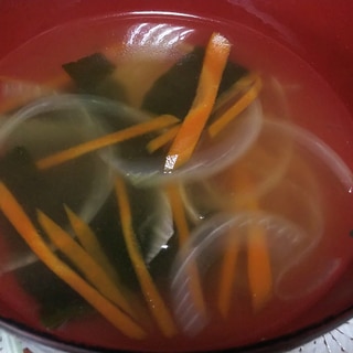 煮魚の煮汁を使ったスープ